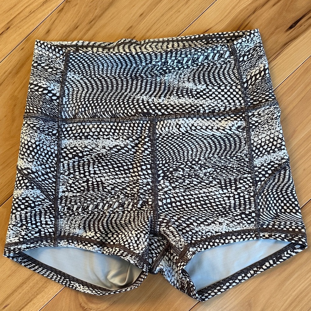 lululemon athletica Monochrome Patterned Athletic Shorts